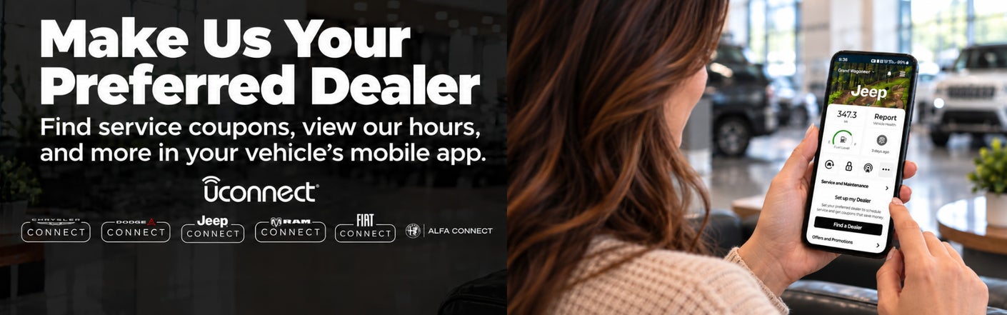 uconnect® make us your preferred dealer | Herrnstein of Waverly in Waverly OH