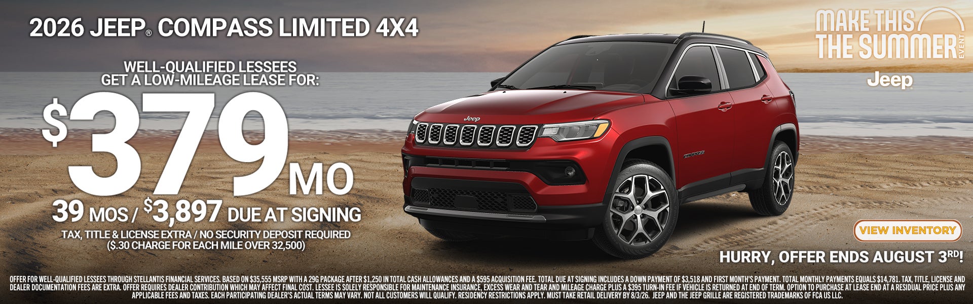 2026 Jeep Compass Limited 4*4